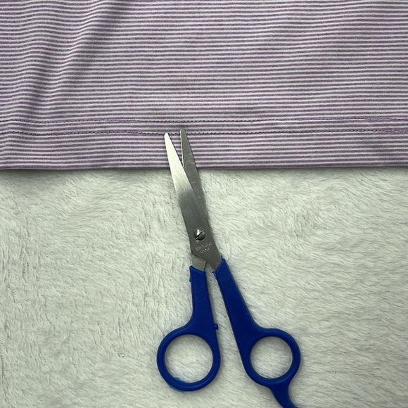 Vineyard Vines Women's XS Purple Stripe Performance Polo Shirt - Picture 10 of 11